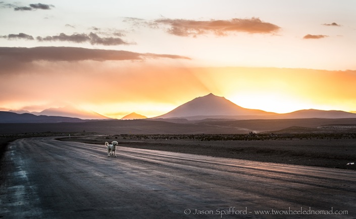Beautiful sunsets in Bolivia