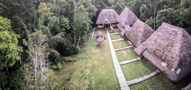 Vista-fantastic from Caiman Lodge's canopy viewing tower.