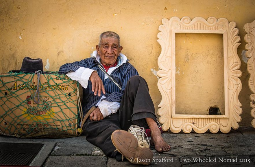 People watching becomes addictive in Antigua, Guatemala.