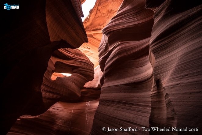Intricate geological formations are pretty mind-blowing at Antelope Canyon.